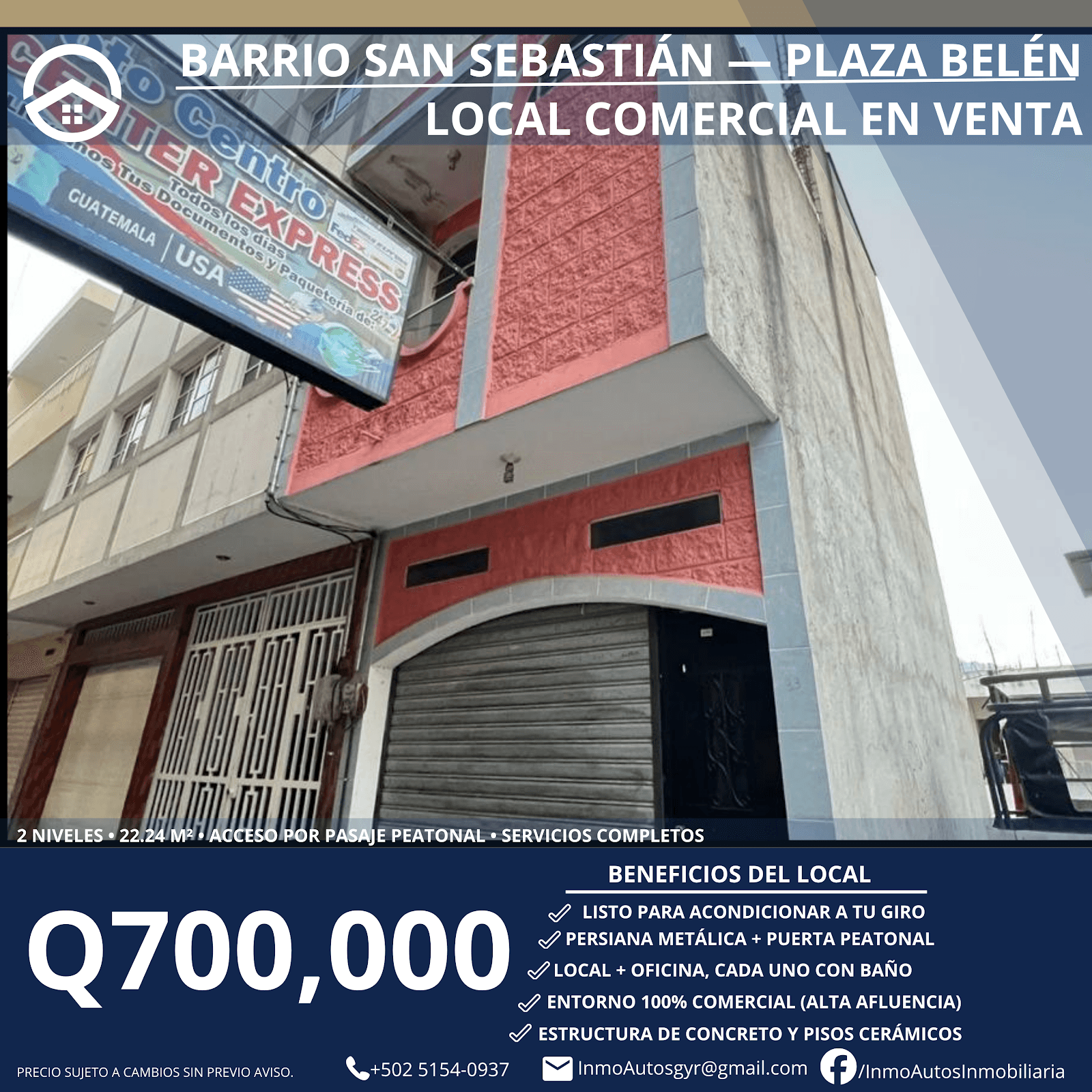 Local Comercial en Plaza Belen, Esquipulas — 2 Niveles, Listo para Operar | Q700,000 Negociable